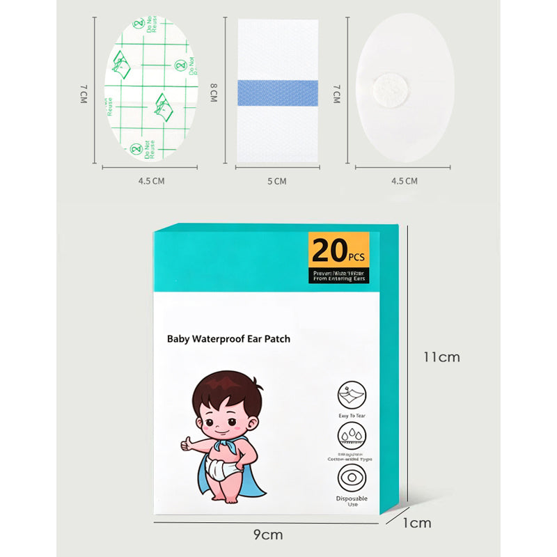 Disposable Waterproof Bath Ear Stickers