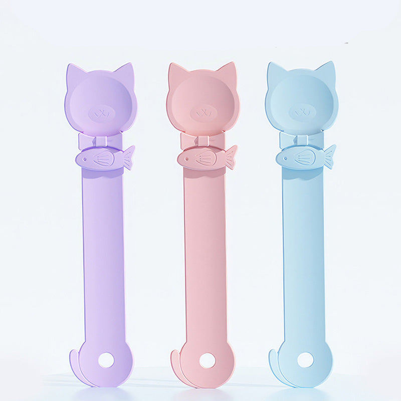 ⏳🔥¡50 % DE DESCUENTO POR TIEMPO LIMITADO! ⏰ 💞¡+50K VENDIDOS! Cuchara Dispensadora para Gatos – Sin BPA, exprime con una mano y cuchara ancha. ¡Alimentación limpia – hazte con la tuya! ✅