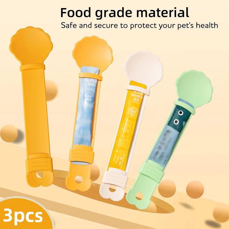 ⏳🔥¡50 % DE DESCUENTO POR TIEMPO LIMITADO! ⏰ 💞¡+50K VENDIDOS! Cuchara Dispensadora para Gatos – Sin BPA, exprime con una mano y cuchara ancha. ¡Alimentación limpia – hazte con la tuya! ✅