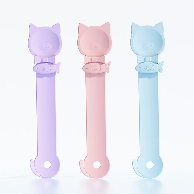 ⏳🔥¡50 % DE DESCUENTO POR TIEMPO LIMITADO! ⏰ 💞¡+50K VENDIDOS! Cuchara Dispensadora para Gatos – Sin BPA, exprime con una mano y cuchara ancha. ¡Alimentación limpia – hazte con la tuya! ✅