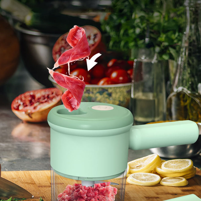 ⏳🔥¡50 % DE DESCUENTO POR TIEMPO LIMITADO! ⏰ Picadora y Cortadora de Verduras Eléctrica Recargable Portátil