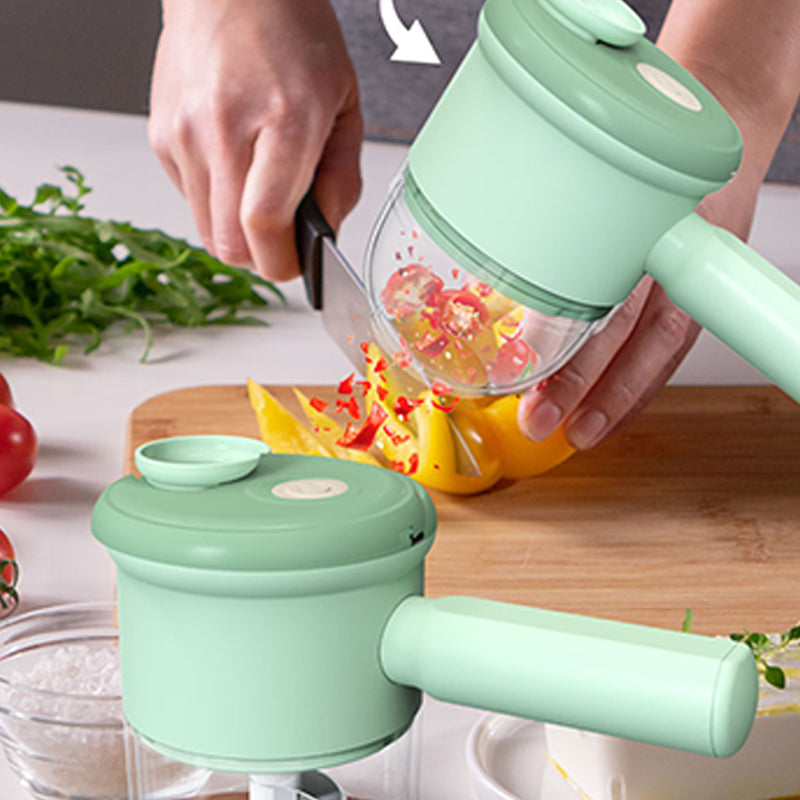 ⏳🔥¡50 % DE DESCUENTO POR TIEMPO LIMITADO! ⏰ Picadora y Cortadora de Verduras Eléctrica Recargable Portátil
