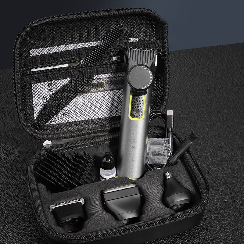 ⏳🔥¡50 % DE DESCUENTO POR TIEMPO LIMITADO! ⏰ Set de Cortadora de Cabello Eléctrica 4 en 1