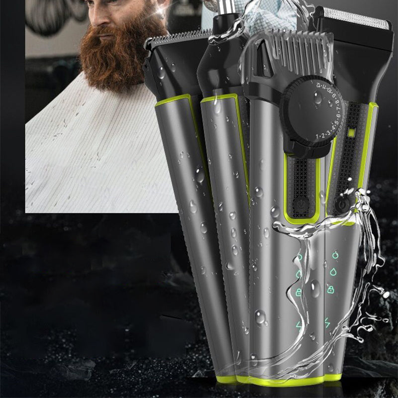 ⏳🔥¡50 % DE DESCUENTO POR TIEMPO LIMITADO! ⏰ Set de Cortadora de Cabello Eléctrica 4 en 1