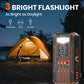 Batería Externa Solar 20000mAh con Linterna LED