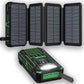 Batería Externa Solar 20000mAh con Linterna LED