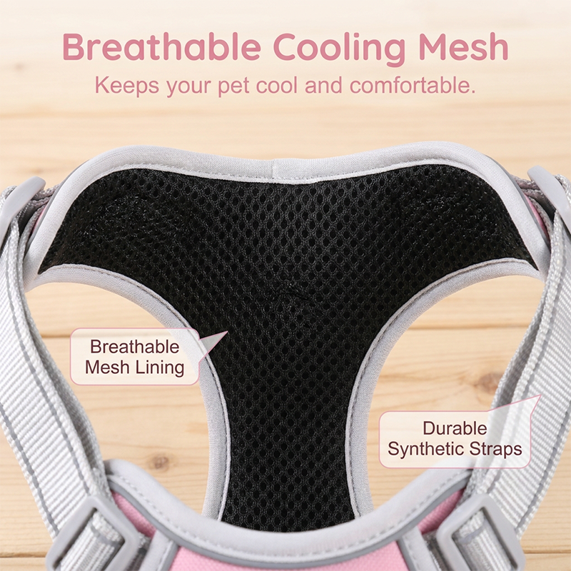 🎁2026 New Arrivals 50% OFF💥Escape-Proof Dog Harness with Top Handle – Adjustable No-Pull Vest with 3M Reflective Straps