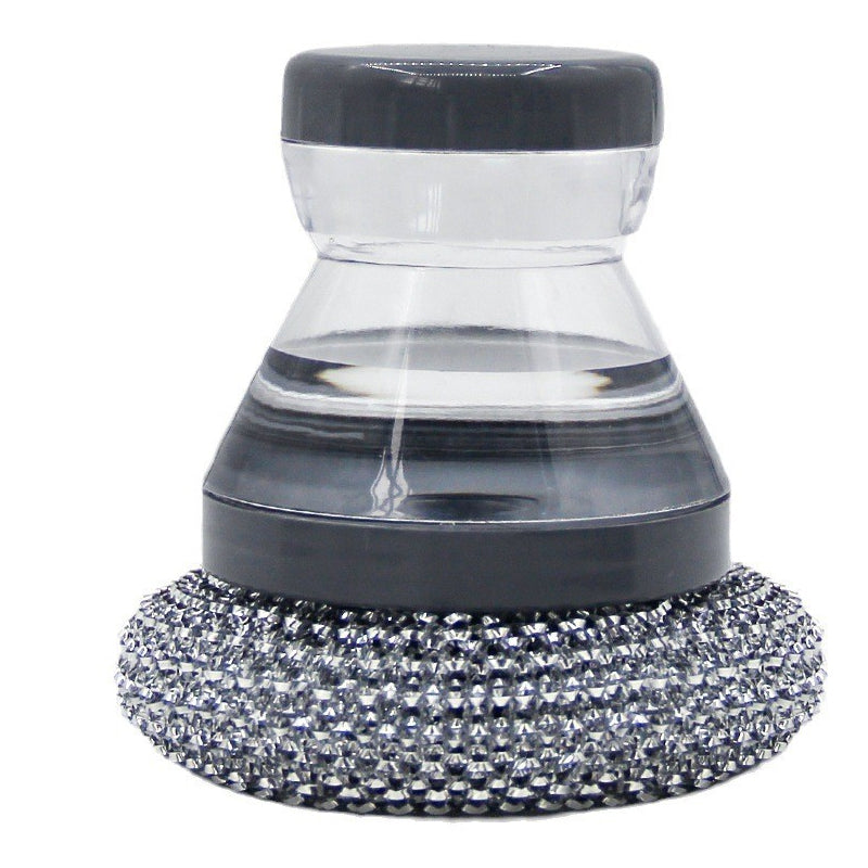 ⏳¡Oferta Especial por Tiempo Limitado!⏰ Cepillo Fregador. Jabón integrado, no raya y es ergonómico. Limpia ollas fácilmente – ¡consigue el tuyo! ✅