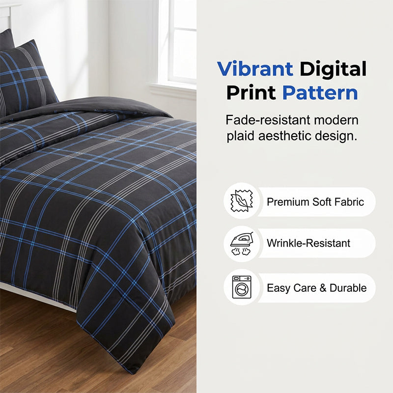 🔥¡50% de Descuento! 🛏 Juego de Cama Geométrico Minimalista Moderno