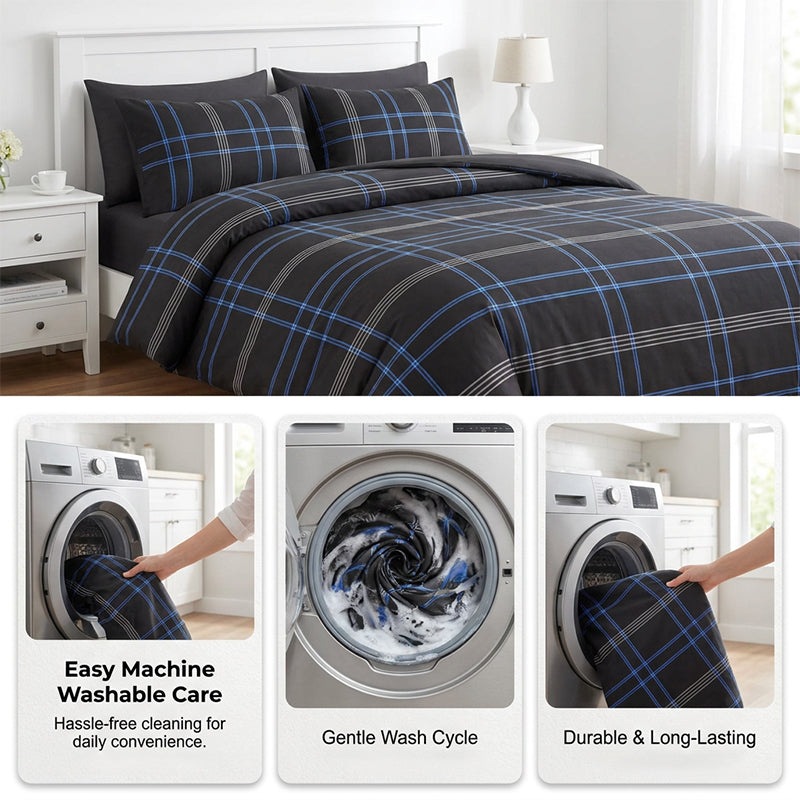 🔥¡50% de Descuento! 🛏 Juego de Cama Geométrico Minimalista Moderno