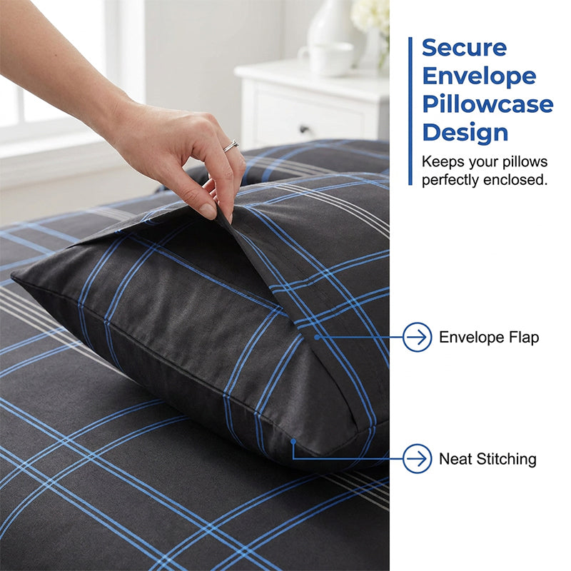 🔥¡50% de Descuento! 🛏 Juego de Cama Geométrico Minimalista Moderno