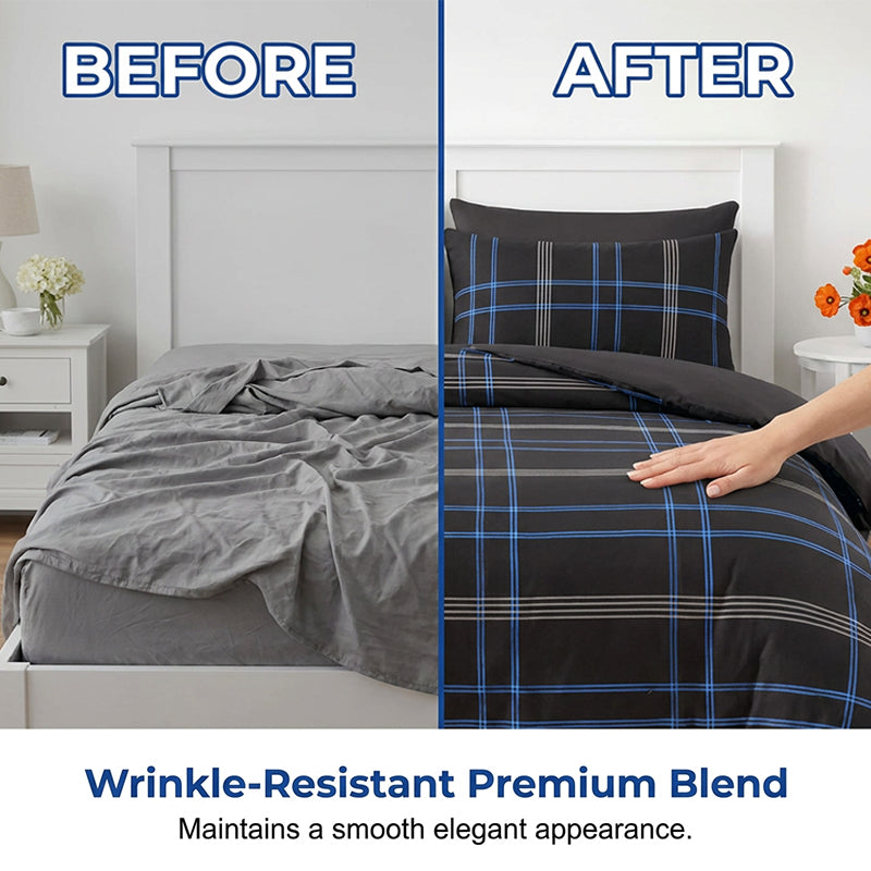 🔥¡50% de Descuento! 🛏 Juego de Cama Geométrico Minimalista Moderno