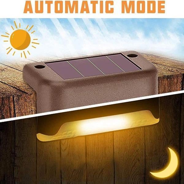 Luces solares impermeables para terrazas al aire libre
