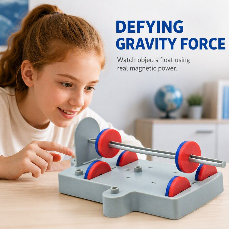 ⏳🔥¡50 % DE DESCUENTO POR TIEMPO LIMITADO! ⏰ 🚄 Construye un Tren Levitante – Kit de Ciencia Magnética 12 en 1 para Niños Curiosos.
