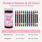 🎁2026 New Arrivals 50% OFF💥24 Colors Dual Ended Nail Art Pens Set🪄🎨