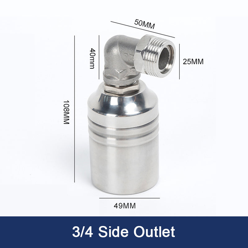 ⏳🔥¡50 % DE DESCUENTO POR TIEMPO LIMITADO! ⏰ 💦 ⚙️ Válvula de Bola Flotante de Acero Inoxidable – Automática, Robusta, Multiusos ✨