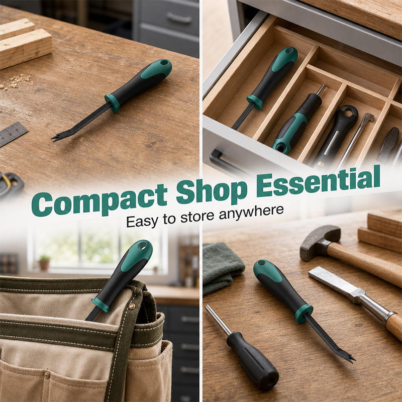 🔥HOT SALE 50% OFF! 🔨😫 Stop wrestling with stubborn staples — this nail puller pries them out fast with less effort. Ergonomic grip, angled tip, and built for repeat use. ✨