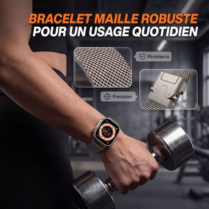 ⌚ ¡PROMO LIMITADA 50% DE DESCUENTO! ✨ Pulsera de reloj de malla de acero inoxidable – Transpirable, Segura, Estilo Moderno ✨