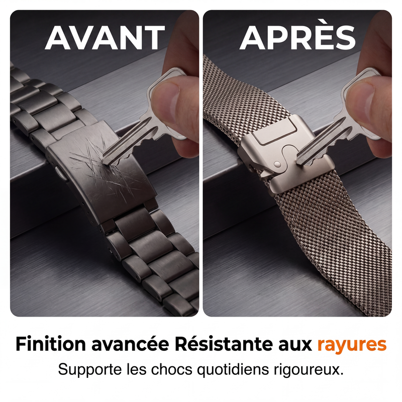 ⌚ ¡PROMO LIMITADA 50% DE DESCUENTO! ✨ Pulsera de reloj de malla de acero inoxidable – Transpirable, Segura, Estilo Moderno ✨