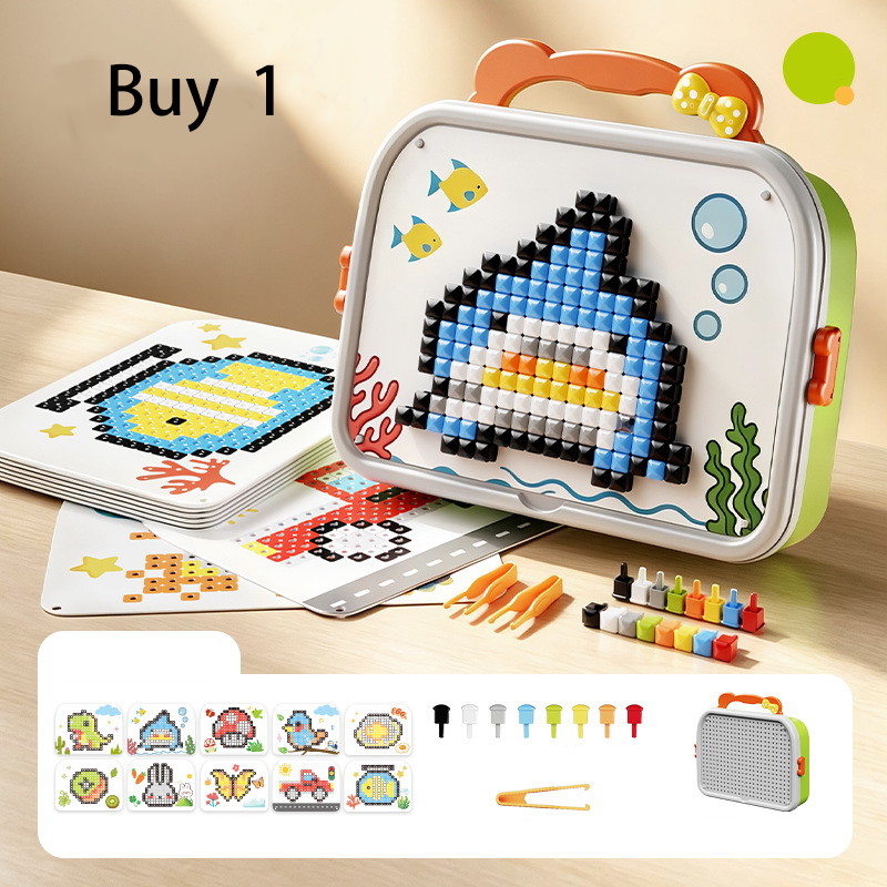 ⏳🔥¡50 % DE DESCUENTO POR TIEMPO LIMITADO! ⏰ Puzzle Creativo 3D de Clavijas con Forma de Hongo