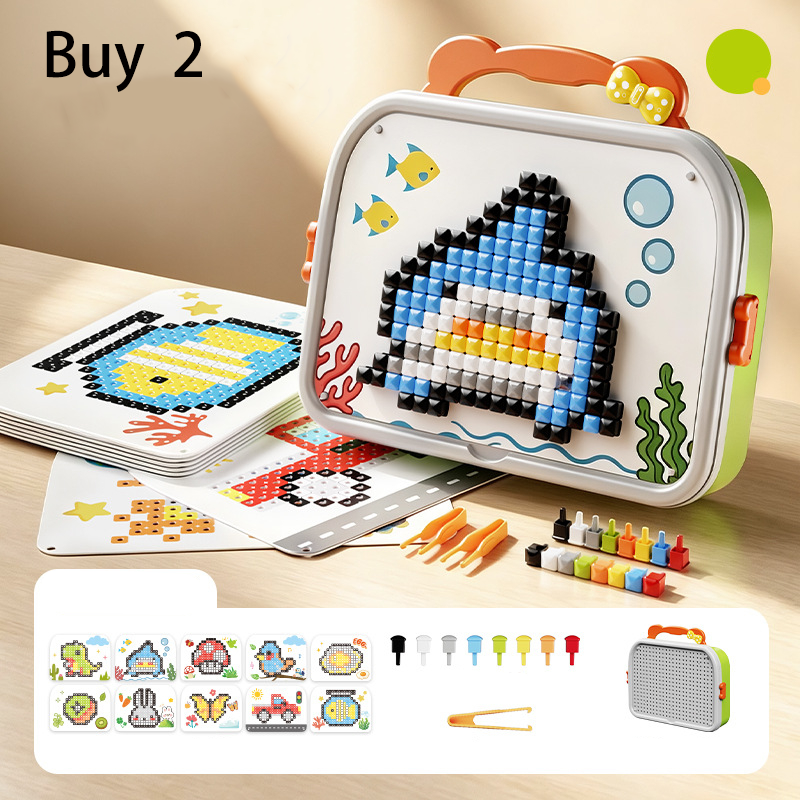 ⏳🔥¡50 % DE DESCUENTO POR TIEMPO LIMITADO! ⏰ Puzzle Creativo 3D de Clavijas con Forma de Hongo