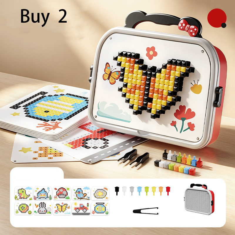 ⏳🔥¡50 % DE DESCUENTO POR TIEMPO LIMITADO! ⏰ Puzzle Creativo 3D de Clavijas con Forma de Hongo