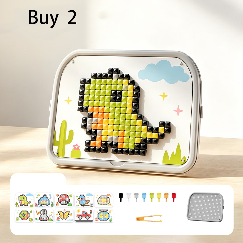 ⏳🔥¡50 % DE DESCUENTO POR TIEMPO LIMITADO! ⏰ Puzzle Creativo 3D de Clavijas con Forma de Hongo