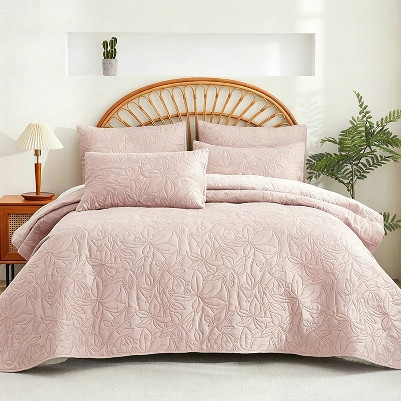 ⏳¡Oferta por Tiempo Limitado 50% OFF!⏰Juego de Ropa de Cama de Algodón 100% en Color Liso – 4 Piezas🛏️