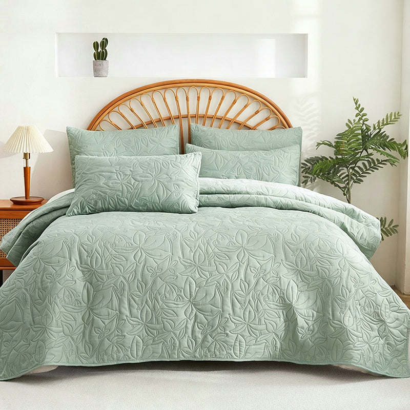⏳¡Oferta por Tiempo Limitado 50% OFF!⏰Juego de Ropa de Cama de Algodón 100% en Color Liso – 4 Piezas🛏️