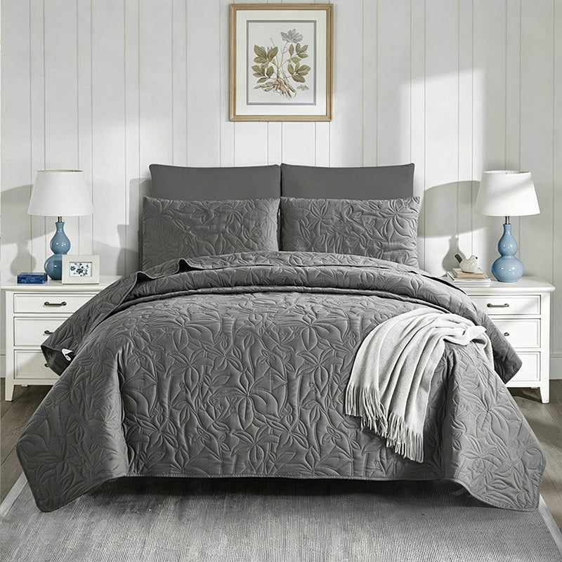 ⏳¡Oferta por Tiempo Limitado 50% OFF!⏰Juego de Ropa de Cama de Algodón 100% en Color Liso – 4 Piezas🛏️