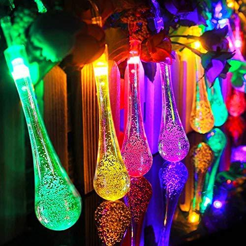🔥 Promoción del último día 50% de descuento 🎉💧 Luces Solares de Gotas de Agua