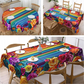 📢📢50% OFF!! ⏰Mantel Impermeable con Estampado Floral para Comedor y Fiestas