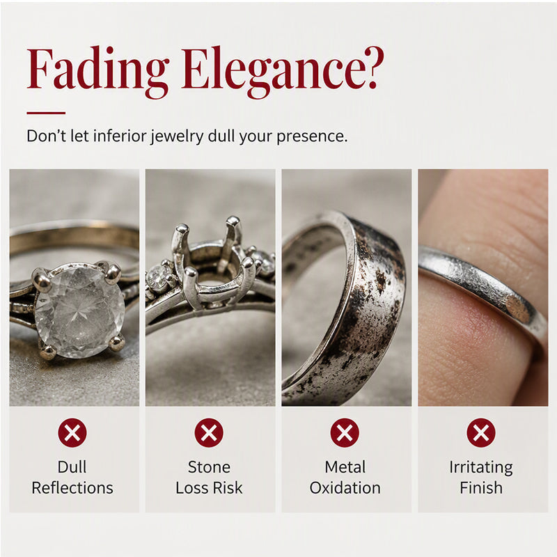 Anillo Elegante Cuadrado con Halo Brillante