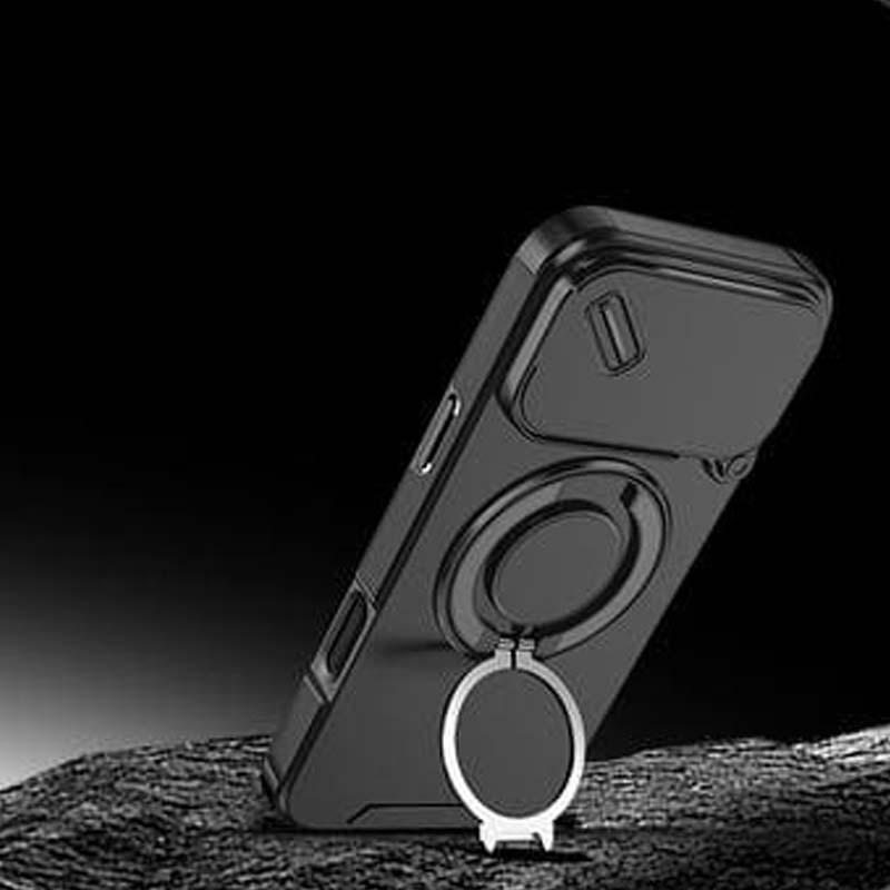 🎉 2026 Sale — Over 42,000 Sold!📱 Magnetic iPhone Case‑Ring Stand & Camera Slider 🛡️