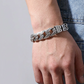 Pulsera Retro con Mantra de Seis Sílabas para Hombre