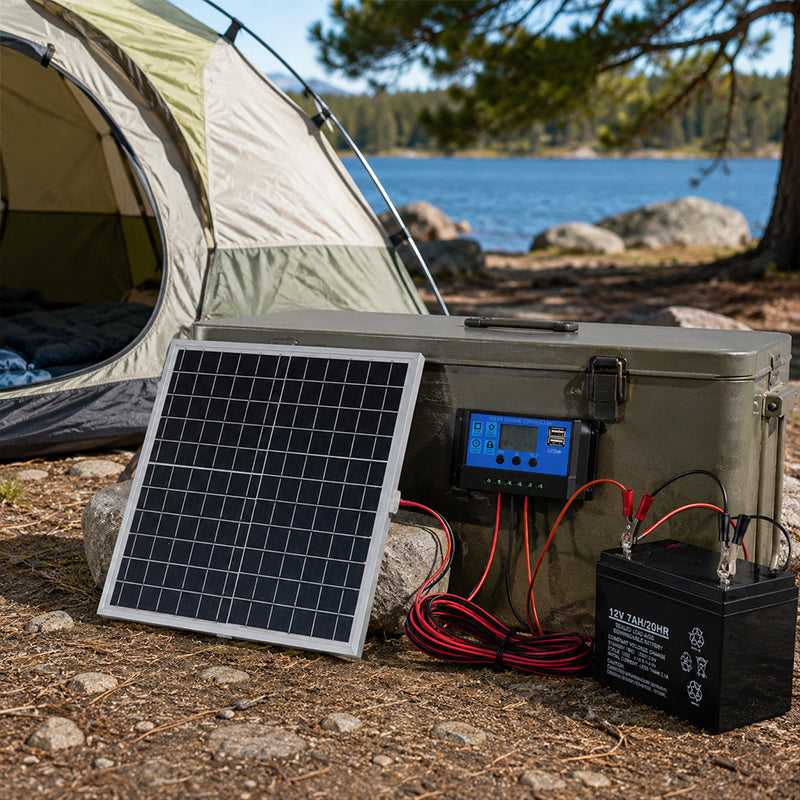 Kit de Panel Solar Portátil Resistente al Agua
