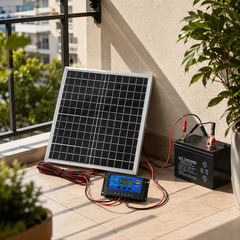 Kit de Panel Solar Portátil Resistente al Agua