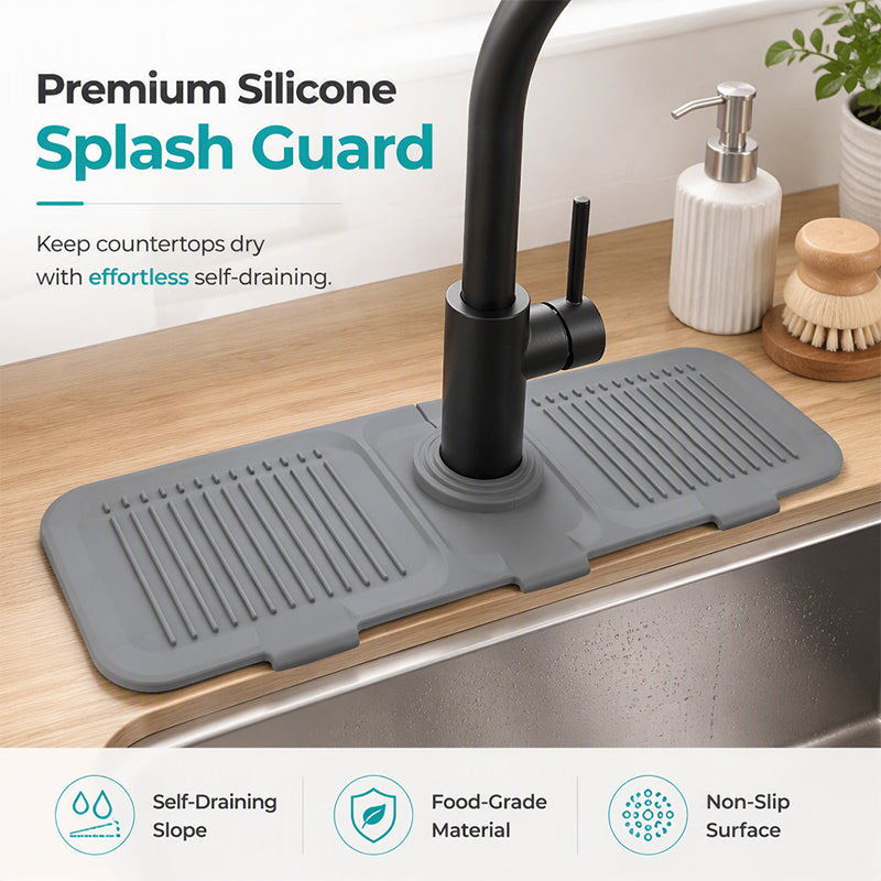 Splash Guard Faucet Mat
