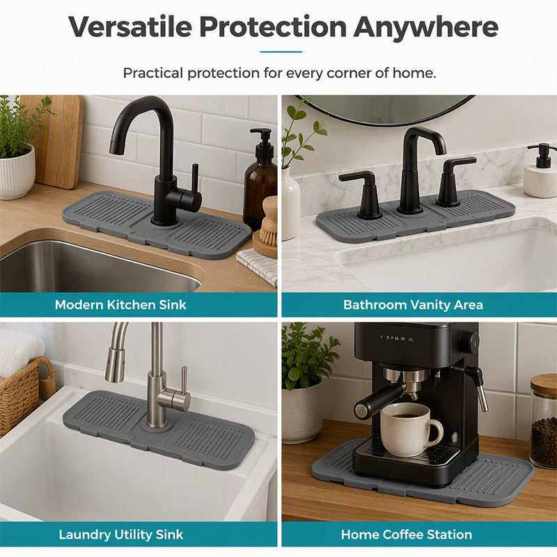 Splash Guard Faucet Mat