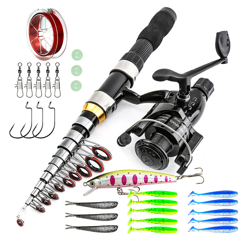⏳🔥LIMITED-TIME 50% OFF! ⏰Complete Travel Fishing Gear Set & Carrying Bag🎣