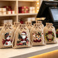 🎅 ¡50% DE DESCUENTO POR TIEMPO LIMITADO! ✨ Bolsas de regalo navideñas con cordón – Diseño de Papá Noel y renos, bolsas de tela reutilizables ✨