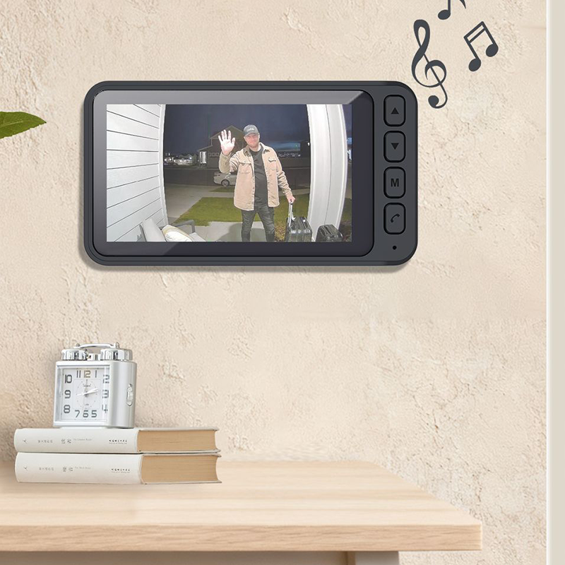 Timbre con Video Inalámbrico y Monitor de Pantalla