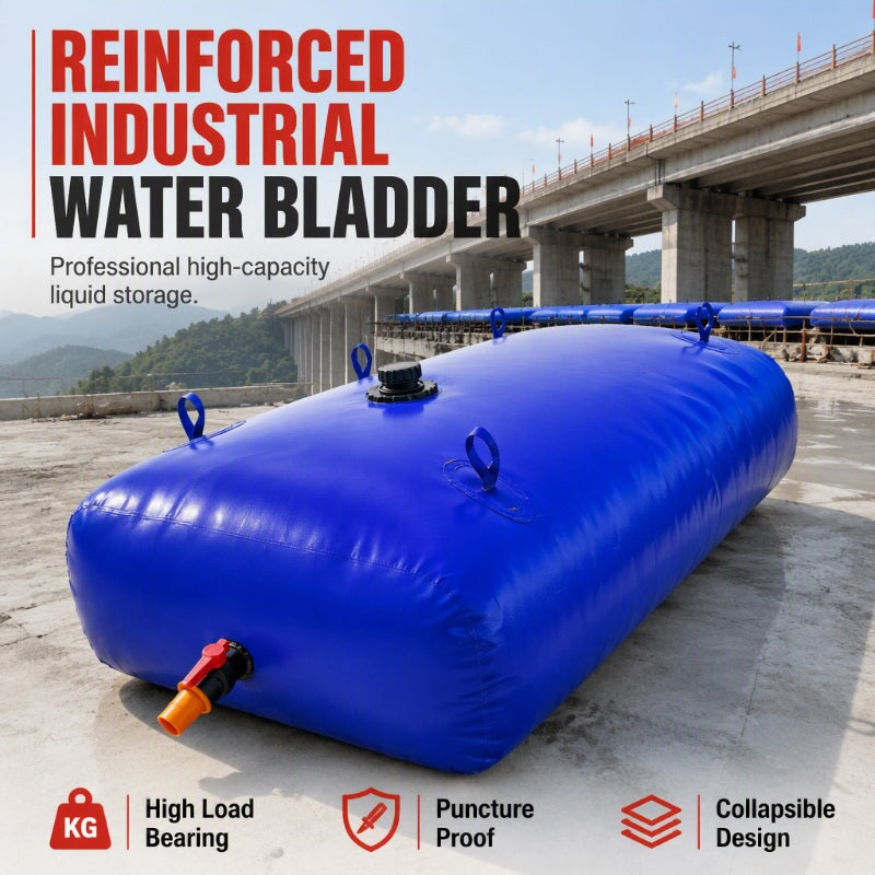 💧 ¡50% DE DESCUENTO AHORA! 🏗️ Tanque de Agua Plegable y Flexible – PVC Reforzado Gran Capacidad 100L a 500L para Granjas y Construcción 🚜