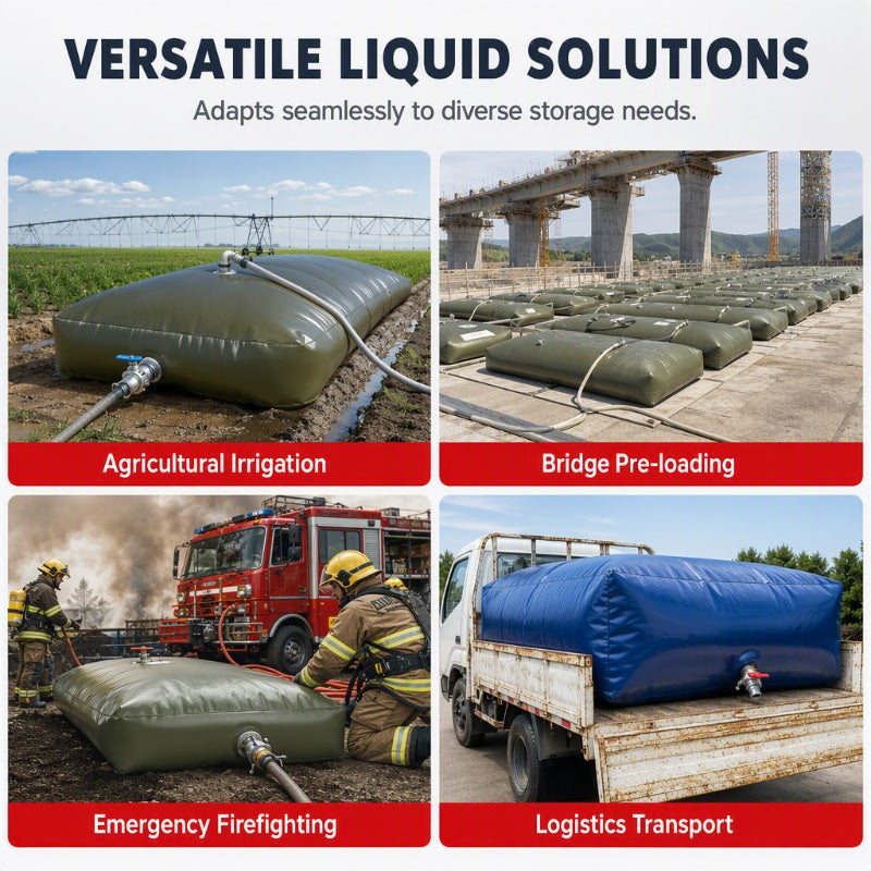 💧 ¡50% DE DESCUENTO AHORA! 🏗️ Tanque de Agua Plegable y Flexible – PVC Reforzado Gran Capacidad 100L a 500L para Granjas y Construcción 🚜