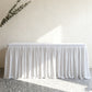 💥 Faldón Plisado para Mesa de Eventos – Decoración Elegante y de Fácil Instalación ✨