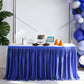 💥 Faldón Plisado para Mesa de Eventos – Decoración Elegante y de Fácil Instalación ✨