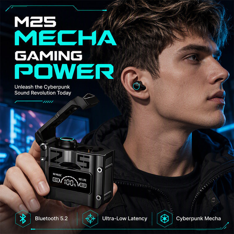 Audífonos Inalámbricos Bluetooth Estilo Mecha