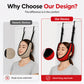 Dispositivo de tracción cervical para colocar sobre la puerta para alivio del dolor de cuello