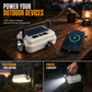 🏕️ ¡50% DE DESCUENTO POR TIEMPO LIMITADO! ☀️ Linterna de camping LED recargable con energía solar - Resistente a la intemperie, portátil, multiusos ✨