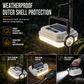 🏕️ ¡50% DE DESCUENTO POR TIEMPO LIMITADO! ☀️ Linterna de camping LED recargable con energía solar - Resistente a la intemperie, portátil, multiusos ✨